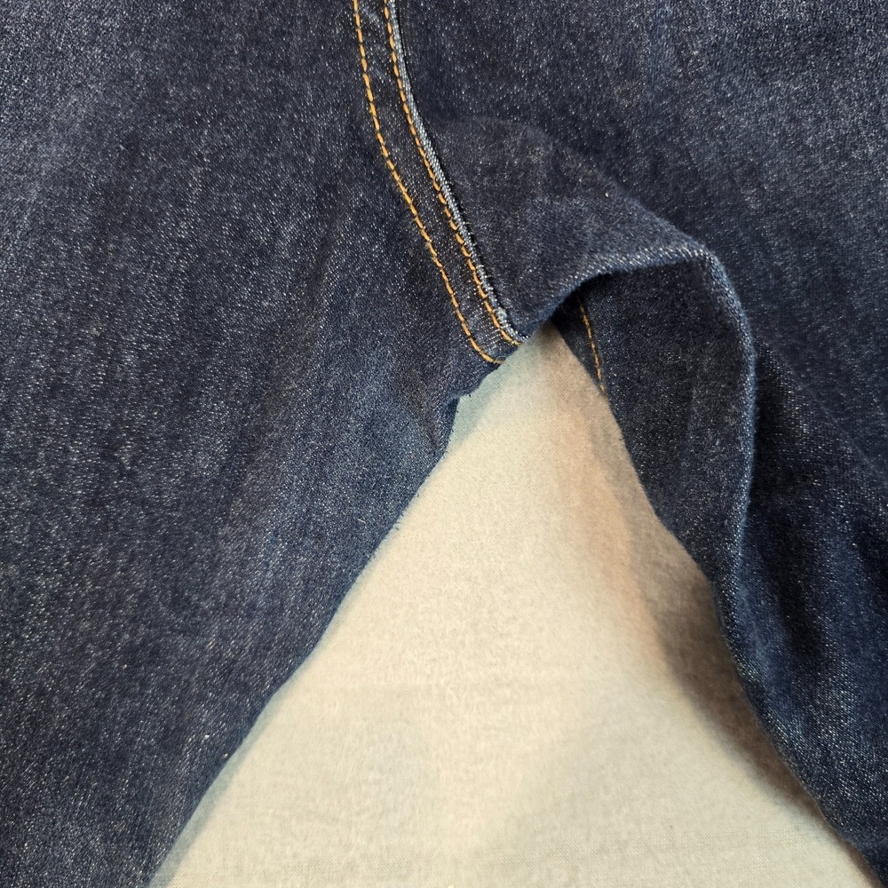 SO Women Super High Rise Jegging Jeans Size 13 Dark Wash Distressed Raw Hem - Picture 3 of 12